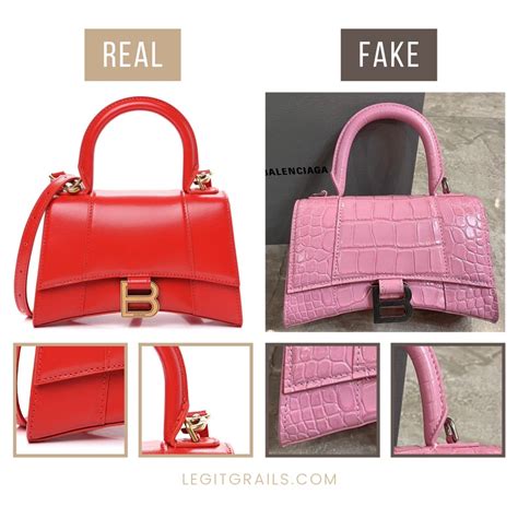 balenciaga hourglass bag fake vs real|counterfeit balenciaga bags.